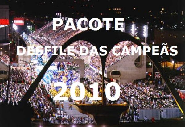Pacote DVDs Desfile das Campeãs 2010